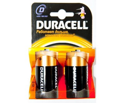 Батарейка DURACELL MN1300  BL2 (D)